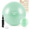 PhysKcal 65cm Light Turquoise Dicker Gymnastikball und 23 cm Pilatesball Set, Anti Burst Gymnastikball, Anti-Rutsch-Sitzball, Balanceball, Yogaball für Zuhause, Fitnessstudio und Büro