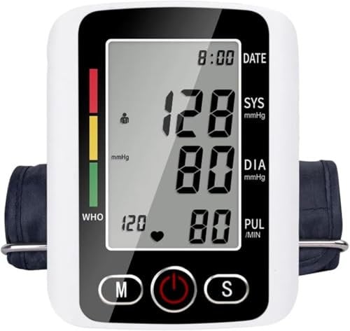 Blood Pressure Monitors,Blood Pressure Machine - CE Certified Approved UK, Standard Blood Pressure Monitor Upper Arm Blood Pressure Machine for Home Use
