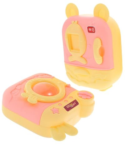 Yardwe Lavadora y Secadora para Casa De Muñecas Lavadora De Juguete Diseño Detallado y Seguro