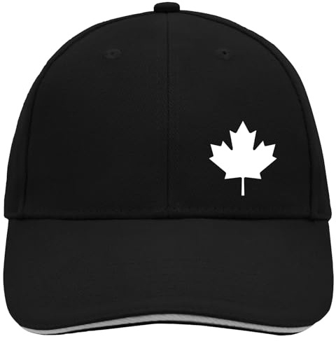 Huuraa Cappy Mütze Ahornblatt Kanada Geschenk | Baseballkappe Basecap Kappe Geschenkidee Unisex Baseball Cap