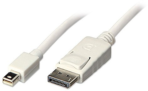 Lindy Mini-DisplayPort an Displayport Kabel weiß 2m