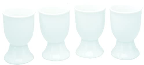 APOLLO 9172 Ceramic Egg Cup Set Of 4 White
