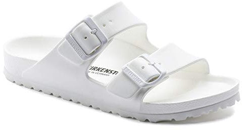 Birkenstock Arizona EVA, Zoccoli Unisex – Adulto, Bianco (White), 37 EU