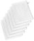 De Witte Lietaer 201445 Wellness Lot de 6 Gants de Toilette Coton Blanc 15 x 22 cm