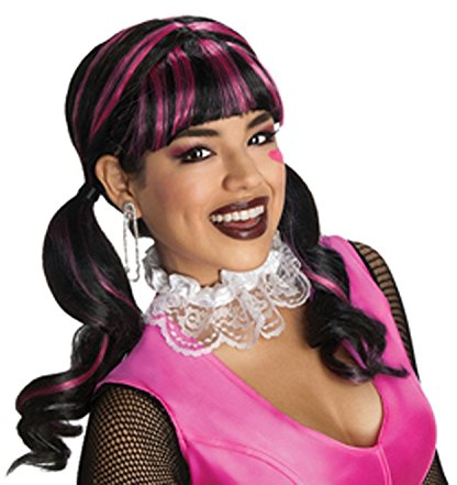 KULTFAKTOR GmbH Draculaura-Perücke Monster High-Lizenzartikel Einheitsgröße