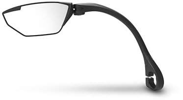 Selle Italia EYELINK - Rennrad-Lenkerspiegel, Carbon Composite Rahmen, Sicherheits-Panoramaspiegel - Einheitsgröße, schwarz