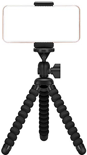 Ailun Phone Camera Tripod Mount/Stand Compact Phone Holder, Compatible for iPhone 16/15/14/13/12/11 and More Cellphone & Camera