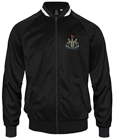 Newcastle United FC - Herren Trainingsjacke im Retro-Design - Offizielles Merchandise - Geschenk für Fußballfans - XXL