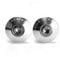 Bar End Motorrad UNIVERSAL Lenkergewichte Lenkerenden Alu Set Dekoration Ø22mm (7/8),Silber