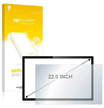upscreen 22 Pellicola Protettiva Opaca per PC touch panel con 55.9 cm (22 pollici) [490 mm x 270 mm, 16:9] Protezione Proteggi Schermo