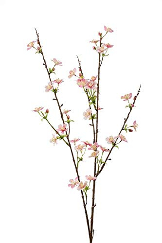 artplants.de Kunstzweig Apfelblütenzweig Tosca mit Blüten, rosa, 85cm - Apfelzweig Kunststoff