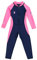 IMEKIS Kids Rash Guard Girl Boy Swimsuit Long Sleeve Diving Suit Swimwear One Piece Full Body Surfing Wetsuit UV Protection UPF 50+ Bathing Swimming Costume for Water Sports Dark Blue 3-4 Years