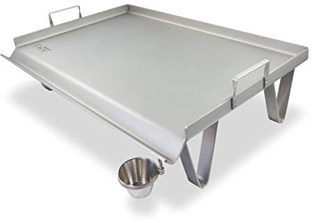 SteelChef Plancha de Asar Acero INOX, Modelo Familiar