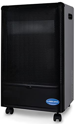 Chauffage à technologie Flamme Bleue. Puissance maximale de 4 200 W. Roues pivotantes. Consommation maximale de 305 g/h. Classe énergétique : A.