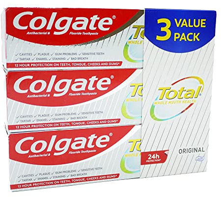 Colgate Toothpaste 100ml 3pk Total Original