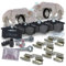 ATEC Germany 2x Bremssattel hinten links und rechts Bremszange ohne Halter Faustsattel + Bremsbeläge hinten, Kompatibel mit A udi A3 (8P1), A3 Cabriolet (8P7), A3 Sportback (8PA), SEAT ALTEA (5P1), AL
