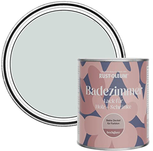 Rust-Oleum Grey Moisture Resistant Bathroom Wood and Cabinet Paint in Gloss Finish - Dove 750ml