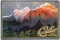 DEKO Blechschild 20x30 cm 3D geprägt CAILLER Schokolade historisch Alpen Berge Werbung Bar Cafe Sammler