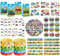 Traktor Party Favors - Bauernhof Traktor Thema Geburtstag Party Supplies Dekorationen, Geschenk-Taschen, Slap Armbänder, Gummi Armbänder, Tattoo Aufkleber, Button Pin, DIY Aufkleber für Jungen Kinder