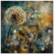ARTland Wanddeko Glasbilder Wandbild Glas Bild einteilig 50x50 cm Quadratisch Garten Pflanzen Blumen Pusteblume Zauber Abstrakt Modern U4WQ