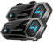 Fodsports M1-S AIR Interfono Moto 1000M Sistema di Comunicazione Casco,Fino a 2-6 Persone,Auricolare Casco Bluetooth Coppia,Condivisione Musica,Audio Multitasking Cablato,Universale Sciare/ATV