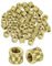 QUARKZMAN 50Stk Rändel Einsatz Muttern M3x3.7(L) x4.5mm(AD) Messing Innengewinde Gewinde Einsätze Wärme Set Einsatz für 3D Druck Komponenten und Plastik Schale