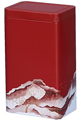 HUANIZI Metal Tinplate Box Japanese Tea Container Jar Green Tea Storage Box Cans For Coffee Candy Sugar Spices Snacks Food Tea Storage Box