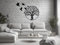 Vailla ® Arbre de Vie - Décoration murale en bois - Décoration murale en noir et doré - Autocollant mural 3D - Décoration moderne pour la maison, le bureau, la chambre à coucher, le salon (Arbre 8)