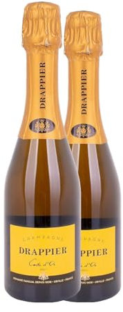 Drappier Carte d'Or Brut Champagne Halbe Flasche 37 cl Weißer Sekt (Karton mit 2 Halbe Flasche von 37 cl)