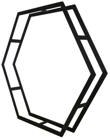 LISHAOHU Outdoor Hochzeit Bogen Pflanzer Höhe 7ft Double Hexagonal Massivholzbögen Bogen Dekorieren Und Verschönern Geeignet Für Hochzeitszeremonie Geburtstagsfeiern