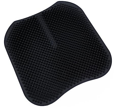 JECOMPRIS Massagekissen Für Autositz Rutschfeste Sitzkissen Aus Silikon Praktisches Sitzmassagekissen Für Auto Flugzeug Lkw Oder Rollstuhl Schwarz