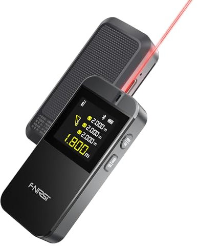 IR40 Laser-Entfernungsmesser 40M Grau Handgerät Distanzmessgerät Infrarot Bereich Volumenmessung Bluetooth APP Android IOS