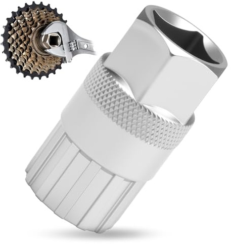 Estrattore Pignone 2-in-1 per Bici Compatibile 5-12 Velocità, Smontaggio Cassetta e Ruota Libera, Attrezzo Professionale in Acciaio Temperato per Shimano SRAM, Utensile Universale (2)