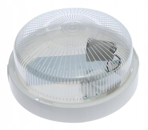 Amslight Leuchte Pawbol LED Deckenleuchte Rita 18W, vandalismussicher, IP44, weiß, mit Polycarbonat-Abdeckung – Modell D.3170R