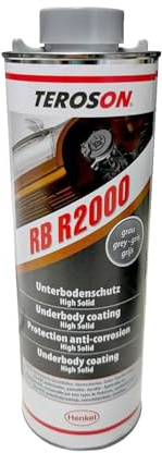 TEROSON RB R2000 Steinschlagschutz, Grau, 1 kg Flasche | Schutz der Karosserie und der Karosserie, hohe Abriebfestigkeit, überstreichbar