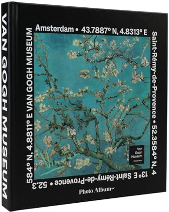 Grupo Erik Van Gogh Museum Fotoalbum zum Selbstgestalten Scrapbook | Polaroid Instax Fotoalbum Hardcover 16x16 cm - 11 doppelseitige Seiten - Photo Album Geschenke