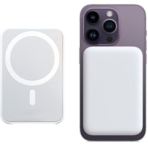 Power Bank for MagSafe, Magnetic Battery Pack, 10000mAh Magnetic Wireless Portable Charger Compatible with iPhone 17/17 Plus/17 Pro/17 Pro Max, iPhone 16/15/14/13/12 Series