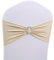 50 stretch bande Housse de chaise de mariage avec boucle nœud coulissant pour rubans Décorations Housses de chaise Chaise Décoration, champagne, Champagne …