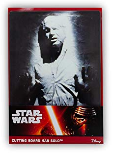Funko SW02787 Star Wars Glass Cutting Board: Han in Carbonite, Grey, 20.7 x 0.5 x 30.1 cm