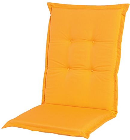 Adlatus-Kühnemuth - Gartenstuhlauflage - Polsterauflage - Sitzauflage - Classic Dessin 110, Farbe: gelb (Bankauflage 110 x 45 cm)