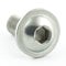 Eisenwaren2000 | Viti a testa bombata M8 x 16 mm con esagono incassato e flangia (50 pezzi) – Viti a testa bombata ISO 7380 con testa piatta e cintura – Viti filettate – acciaio inox A2 V2A –