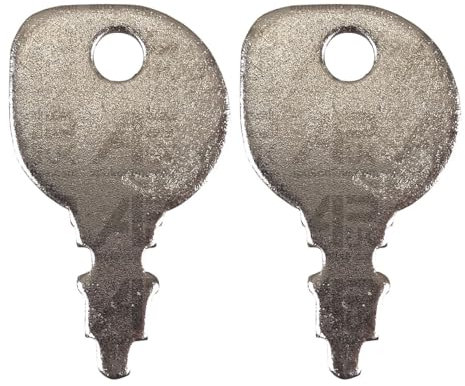 2x Ignition Switch Keys Garden Tractor Battery Case Wheelhorse Replacement for Ford Bolens