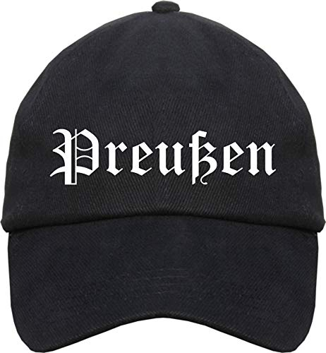sostex Preußen Cappy - Altdeutsch Bedruckt - Schirmmütze Cap Einheitsgröße Schwarz