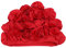 DEWIN Cuffia da Nuoto, Cappello da Nuoto Fiore Floreale Retrò Moda Cappello da Nuoto Elastico Cuffia da Bagno per Capelli Lunghi per Donna (Rosso)