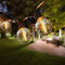 ROVLAK LED Lichterkette Außen Innen G40 Glühbirnen Lichterkette Aussen 25+3 Globe LED Birnen IP44 Wasserdicht Warmweiß Outdoor Lichterkette Garten Deko für Party, Balkon, Terrasse, Hof, Café