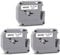 3x MarkField kompatibel mit Brother M-K221 9mm 3/8 Etikettenband Black on White, kompatibel mit Brother MK-221 MK221 MK221SBZ MK-221BZ Etikettenband für PT-65 PT-90 PT-80 PT-55 PT-60, Schwarz auf Weiß