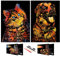 Scratch Painting Art Paper, Animal Series Scratchboard für Kinder & Erwachsene, Geschenke & Arts Craft Kits mit 4 Werkzeugen, Größe: 16 '' x 11 '' (Katze & Hund)