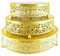 Eidoct 3-Piece Cake Stand Set Round Metal Cake Stands, Dessert Display Cupcake Stands for Wedding, Event, Birthday Party (Gold)