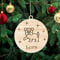 Personalisierte Mops Hund Weihnachtsbaumschmuck Weihnachtsdeko Ornament Weihnachtsdeko aus Holz Weihnachtsbaum Deko Weihnachtsdekoration Ornament Holz Christbaumschmuck mit Hundnnamen