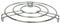 Maestro cRaft Stainless Steel Kitchen Heat Resistant Hot Pan Round Steamer Rack Trivets 20cm, Silver (MC-4512)